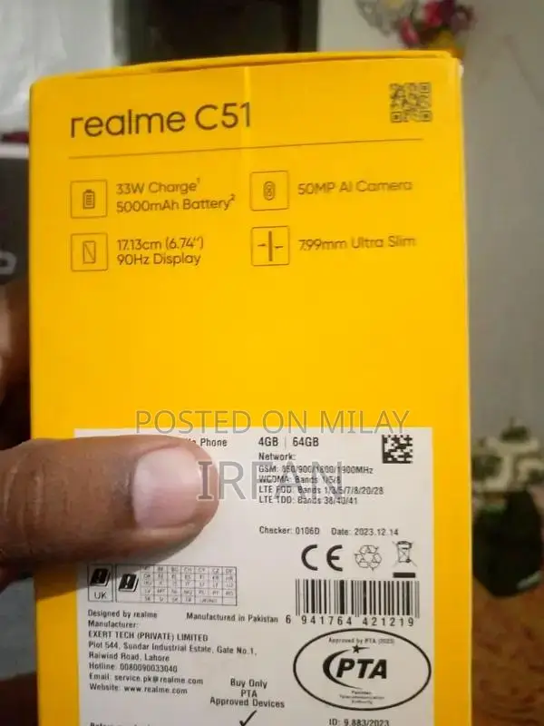 Budget Smartphone with Compact Design and Generous Storage