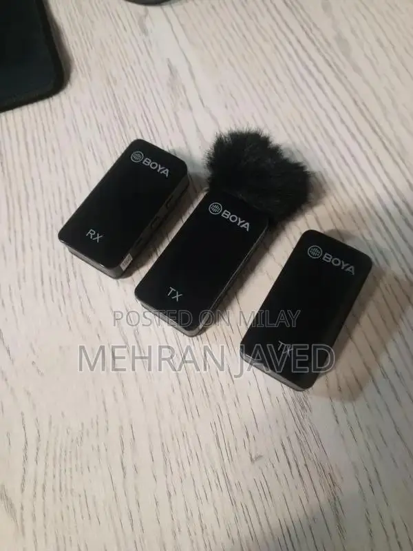 Boya Dual Wireless Microphone System for Vlogging and Recording