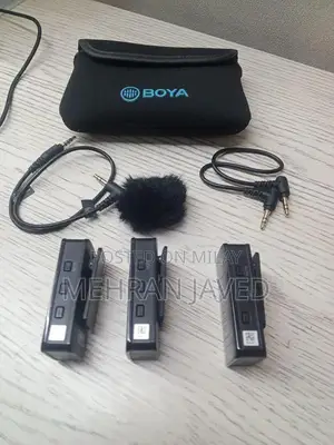 Boya Dual Wireless Microphone System for Vlogging and Recording