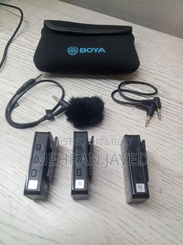 Boya Dual Wireless Microphone System for Vlogging and Recording