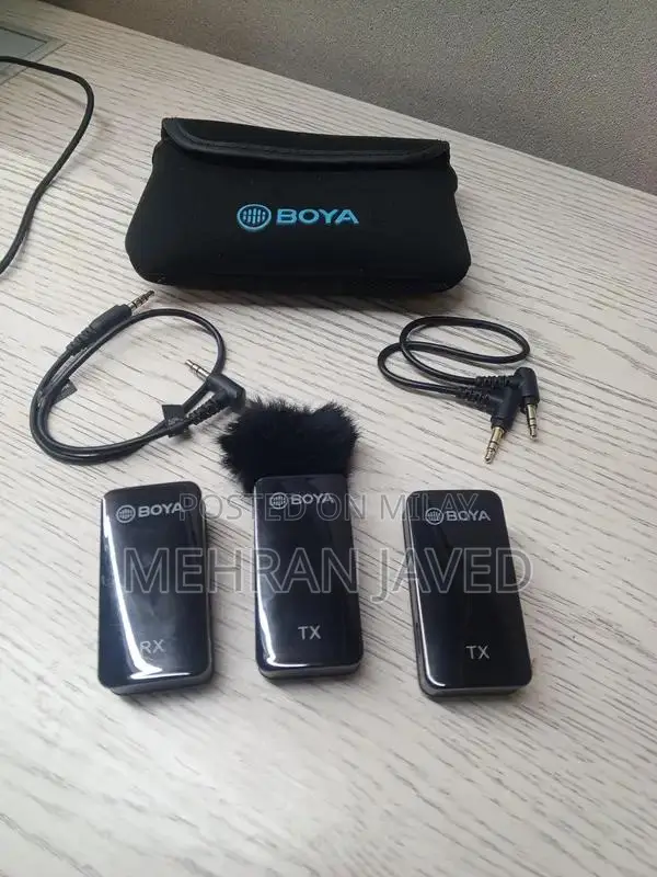 Boya Dual Wireless Microphone System for Vlogging and Recording