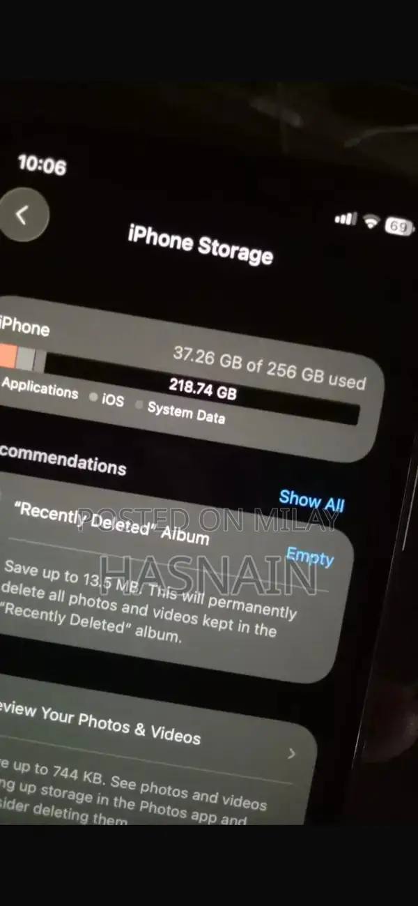 iPhone 11 Pro 256GB Golden Smartphone with Face ID Reset