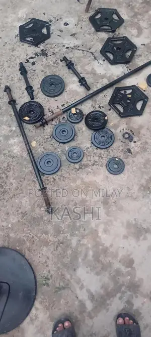 Fitness Weight Plates Set - Total 36kg Weightlifting Equipment