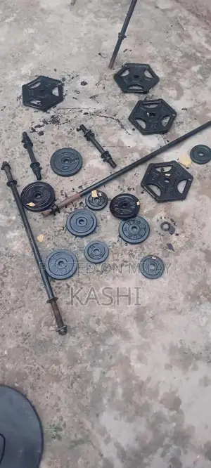 Fitness Weight Plates Set - Total 36kg Weightlifting Equipment