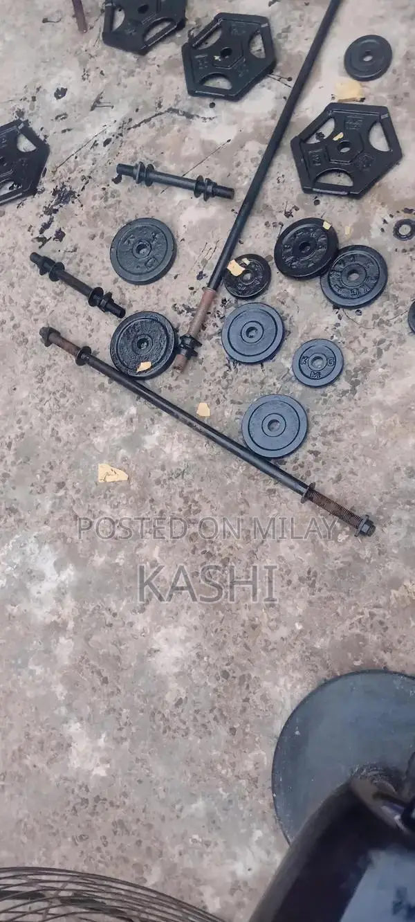 Fitness Weight Plates Set - Total 36kg Weightlifting Equipment