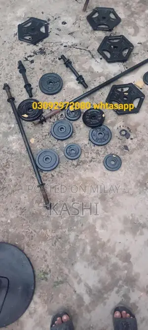 Fitness Weight Plates Set - Total 36kg Weightlifting Equipment