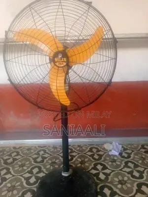 Photo - Portable Solar-Powered Cooling Fan with Multiple Features