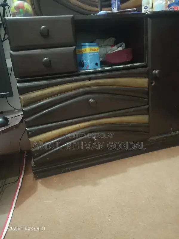 Elegant Wooden Dresser with Smooth Finish