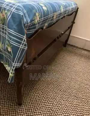 Photo - Solid Wood Single Bed Frame - Classic Bedroom Furniture