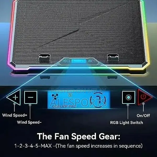 ICE COOREL K15 Gaming Laptop Cooling Pad with 13-14 Fans