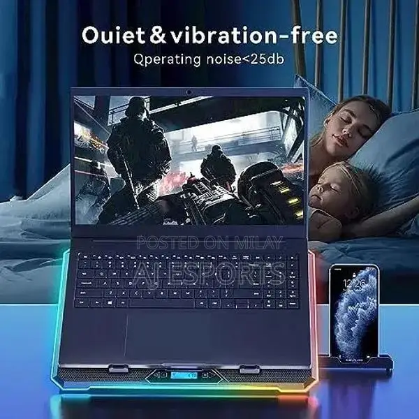 ICE COOREL K15 Gaming Laptop Cooling Pad with 13-14 Fans