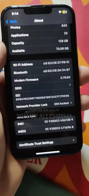 Apple iPhone 14 Smartphone with 128GB Storage