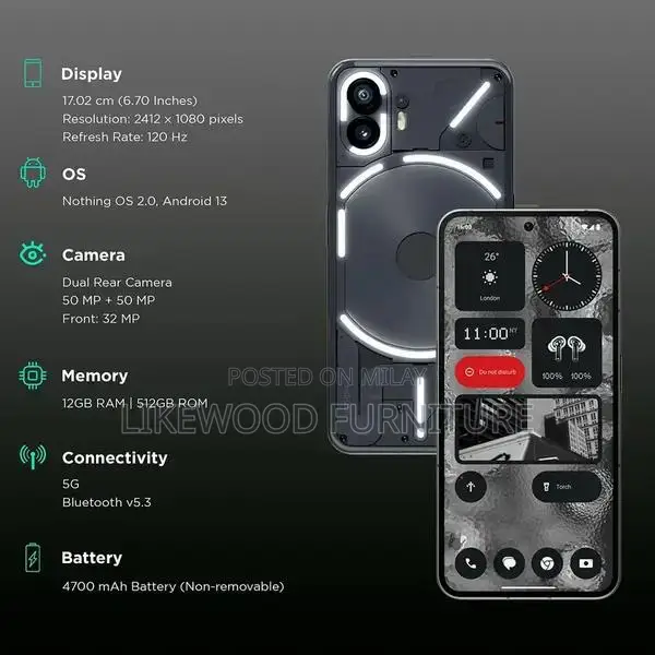 Ultra-Sleek Smartphone from Nothing - Latest Model