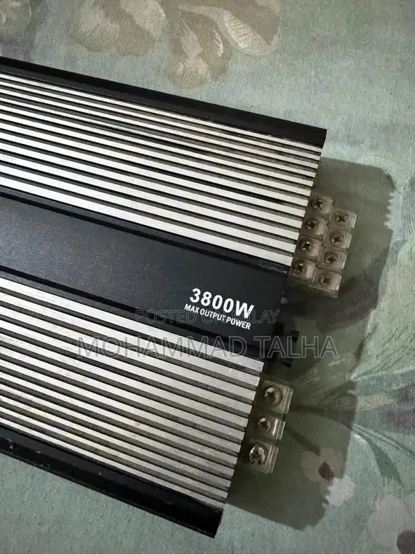 4-Channel High-Power Car Audio Amplifier 3800W Professional Grade