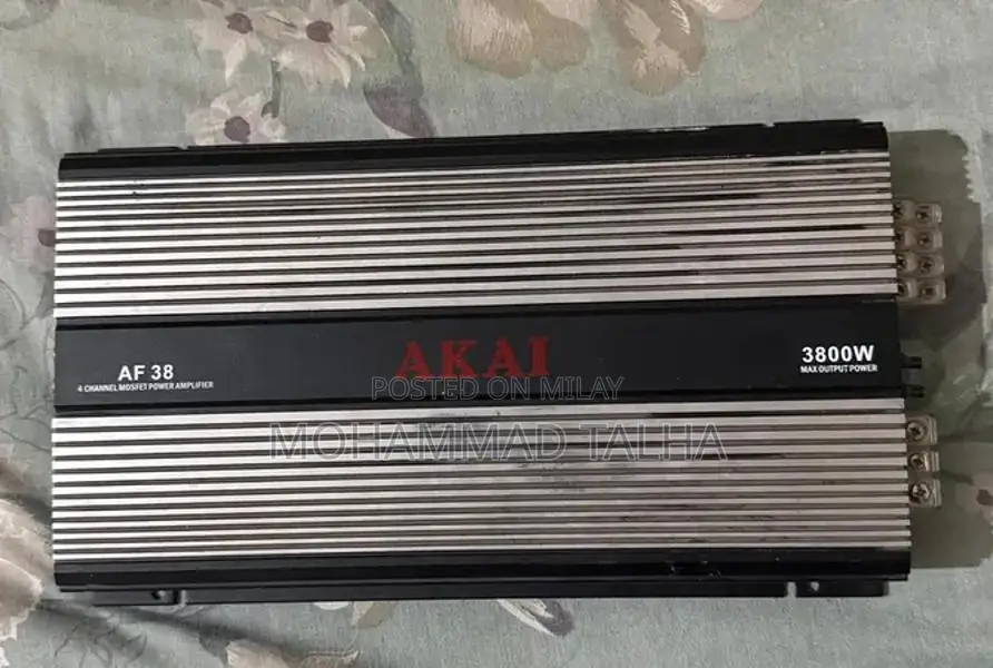 4-Channel High-Power Car Audio Amplifier 3800W Professional Grade