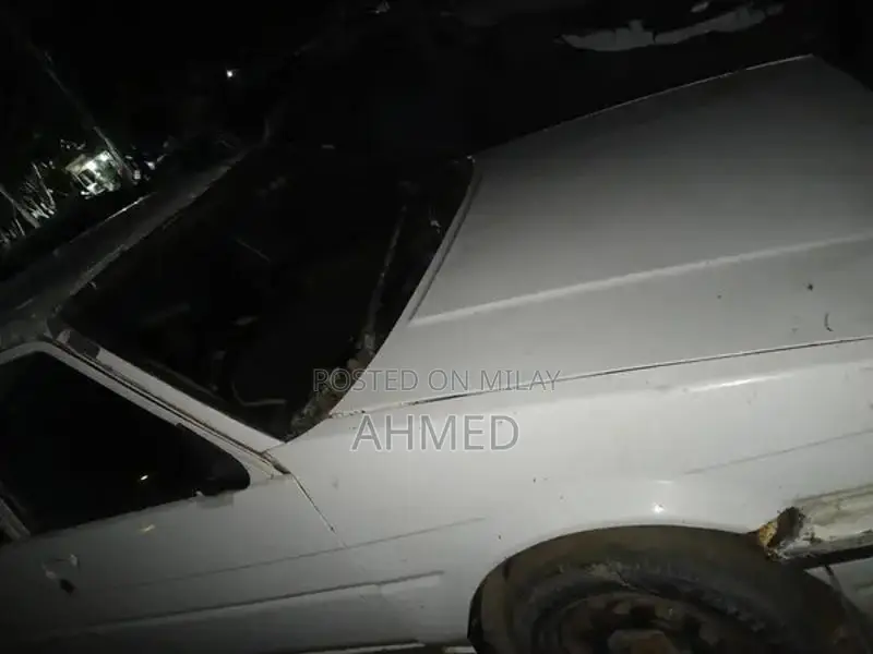 Toyota Corolla E80 Sedan - Classic 1986 White Model