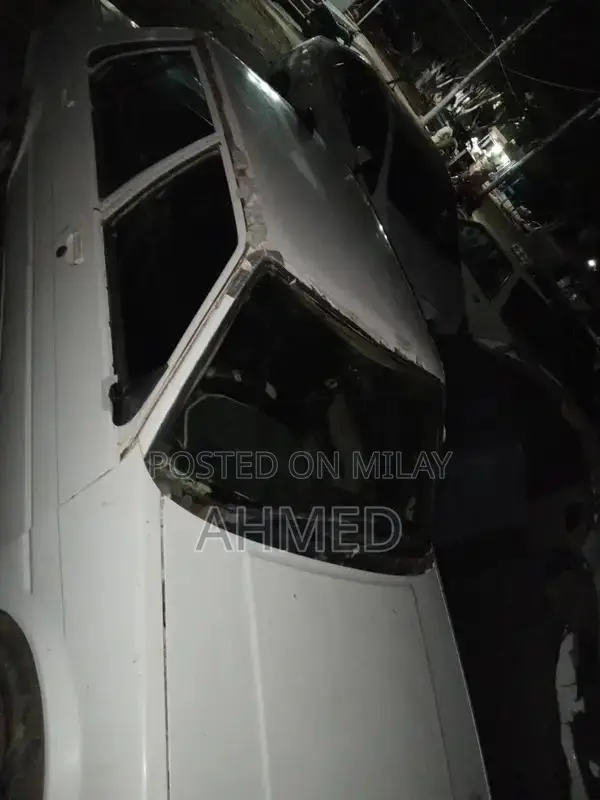 Toyota Corolla E80 Sedan - Classic 1986 White Model