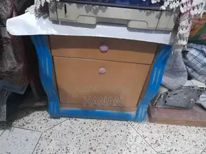 Wooden Bedside Table with 4 Drawers - Bedroom Furniture