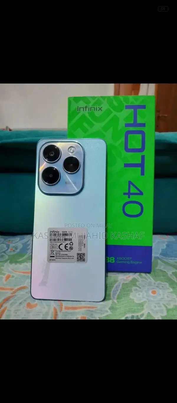 Infinix Hot 40 Smartphone - Full Boxed Edition