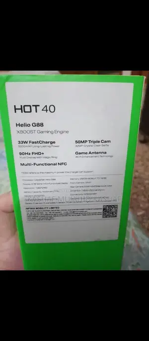 Infinix Hot 40 Smartphone - Full Boxed Edition