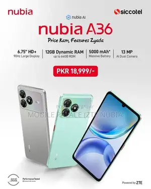 Photo - Nubia A36 Smartphone - Android 15 Dual Camera 6.75" Display