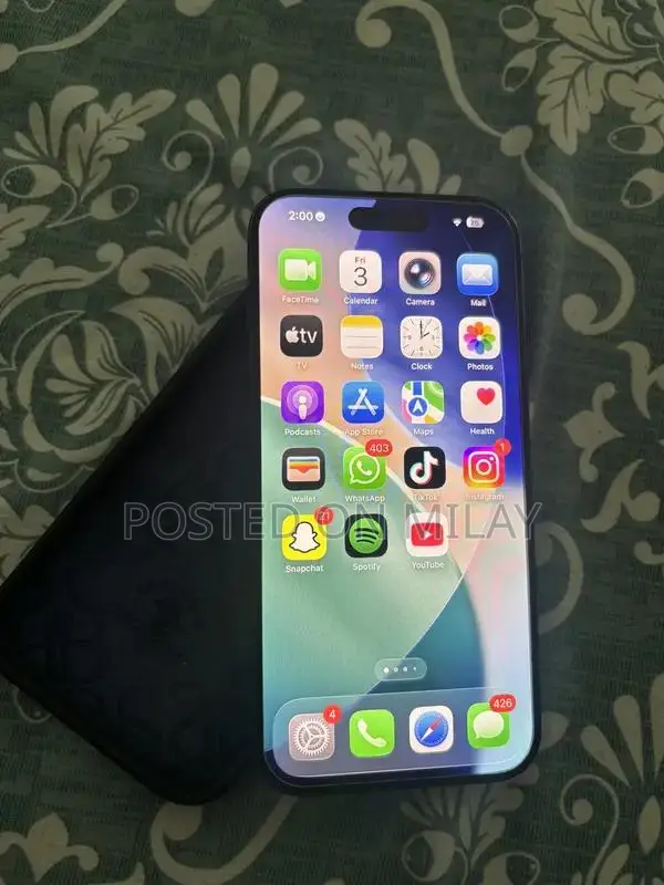 Pro Smartphone 256GB Blue Titanium Flagship Model