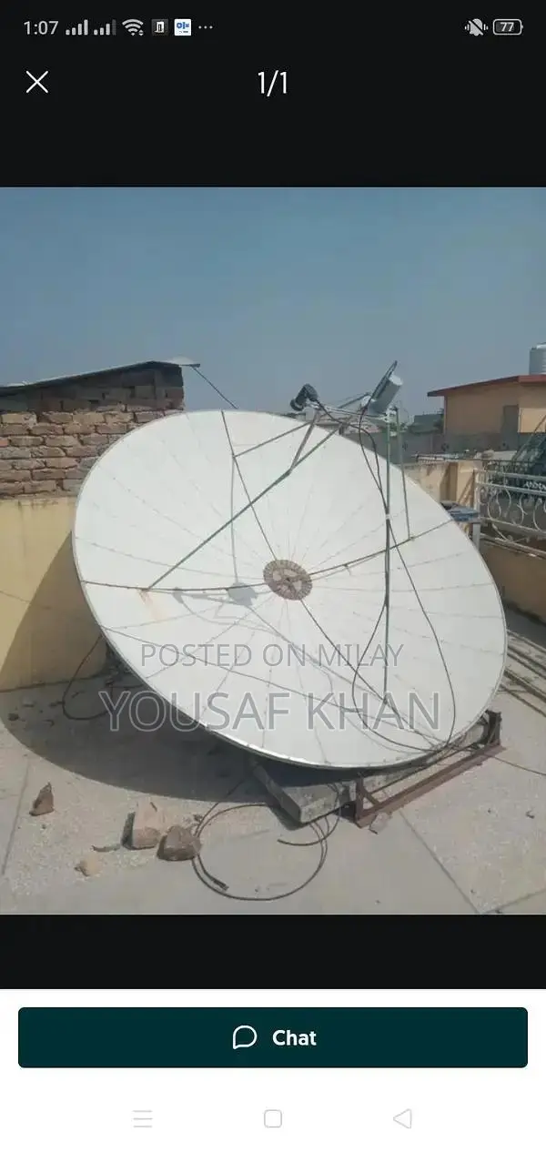 8-Foot Dish Feed Channel Receiver Accessory