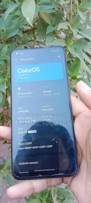 Oppo F19 Pro Smartphone - Excellent Condition Full Package