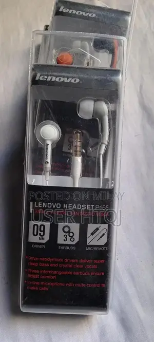 Photo - Lenovo In-Ear Headphones with Microphone and Inline Controls