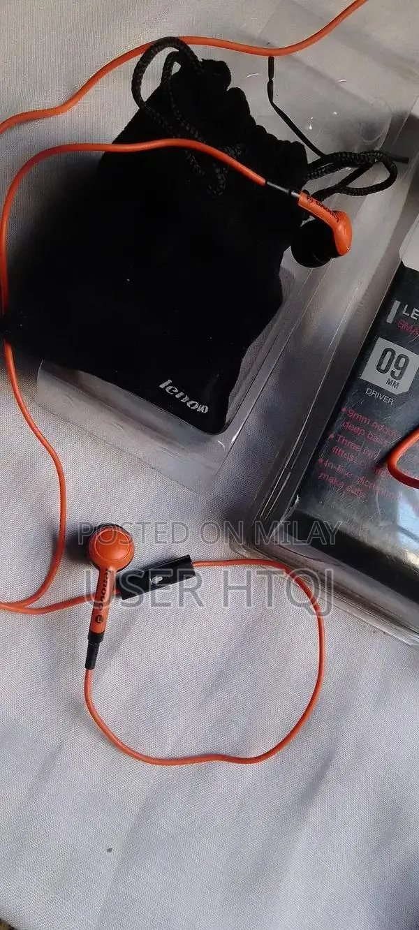 Lenovo In-Ear Headphones with Microphone and Inline Controls