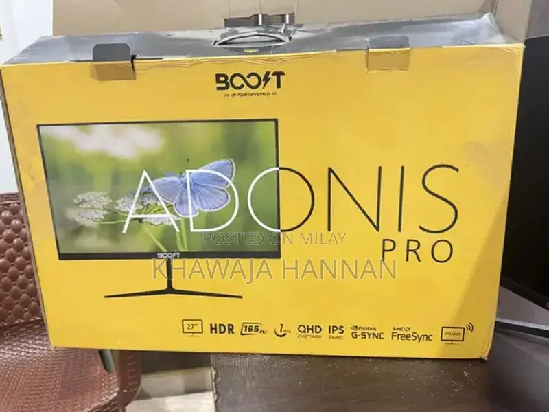 BOOST ADONIS PRO 27-Inch Gaming Monitor 165Hz QHD