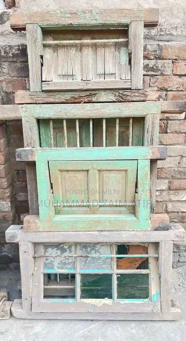 Vintage Wooden Doors, Windows, and Ventilators