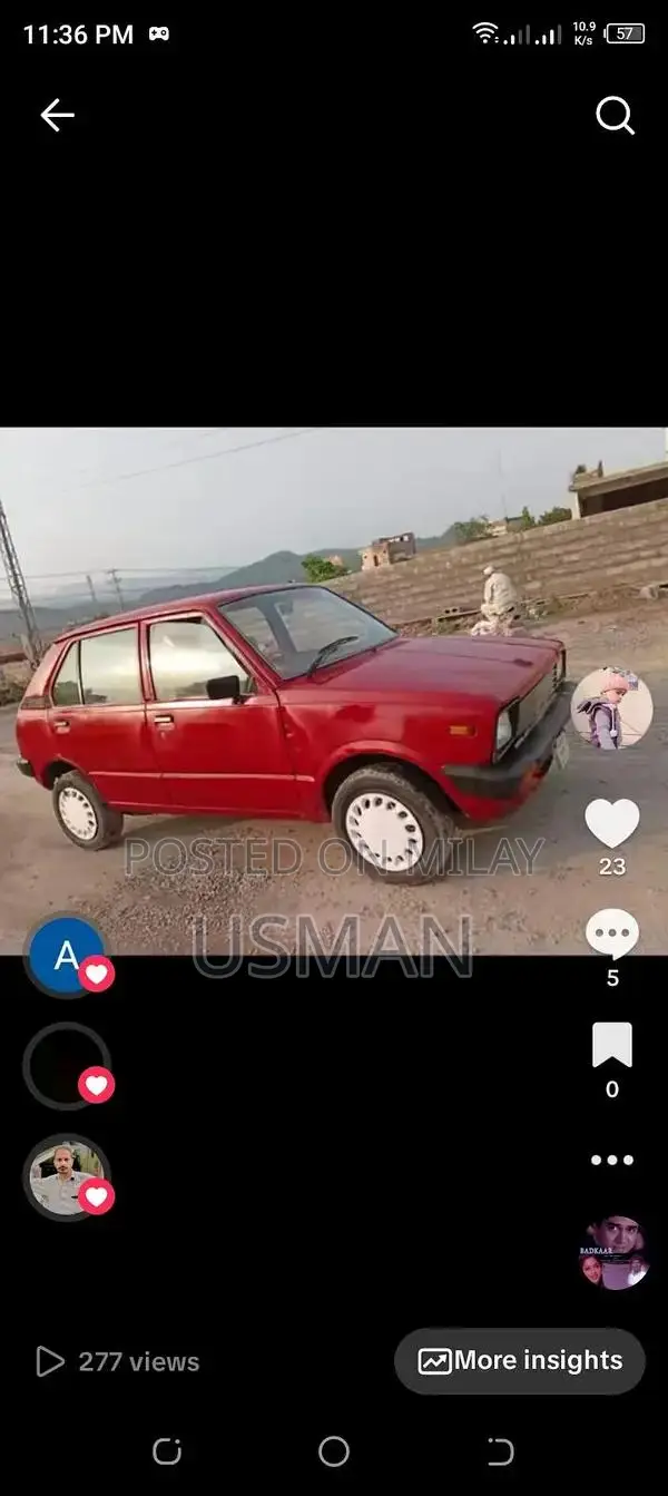 Used Vehicle with Functional Engine and Moderate Tire Condition