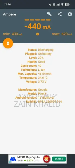 Pixel 6 Smartphone with Panel Damage - Parts/Repair