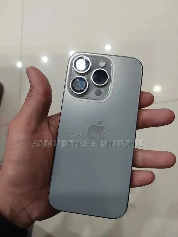 Apple iPhone 15 Pro Natural Titanium 128GB Smartphone