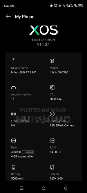 Smart HD Smartphone with Complete Box