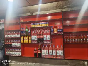 Heavy-Duty Steel Display Wall Rack for Retail and Storage