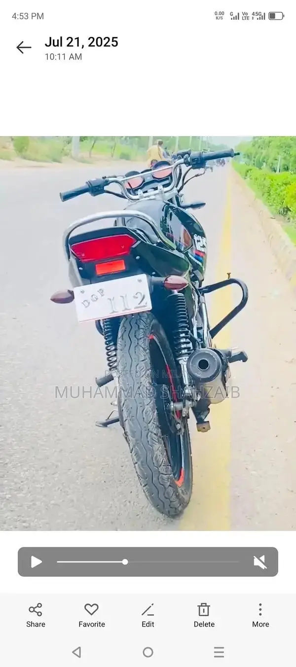 Yamaha YBR 125 G Motorcycle Modified with Custom Upgrades