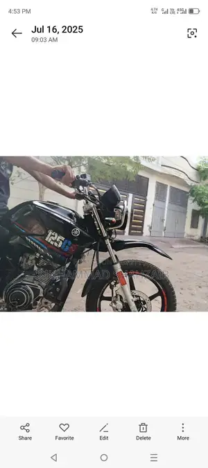 Yamaha YBR 125 G Motorcycle Modified with Custom Upgrades