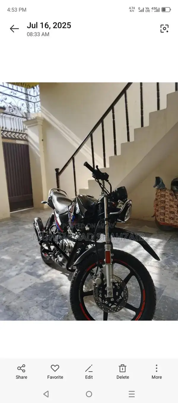 Yamaha YBR 125 G Motorcycle Modified with Custom Upgrades