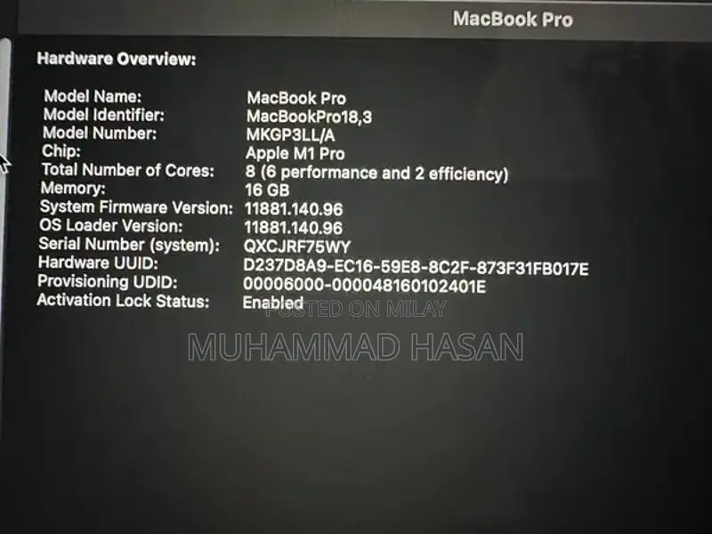 Apple MacBook Pro M1 Pro 14-inch Professional Laptop