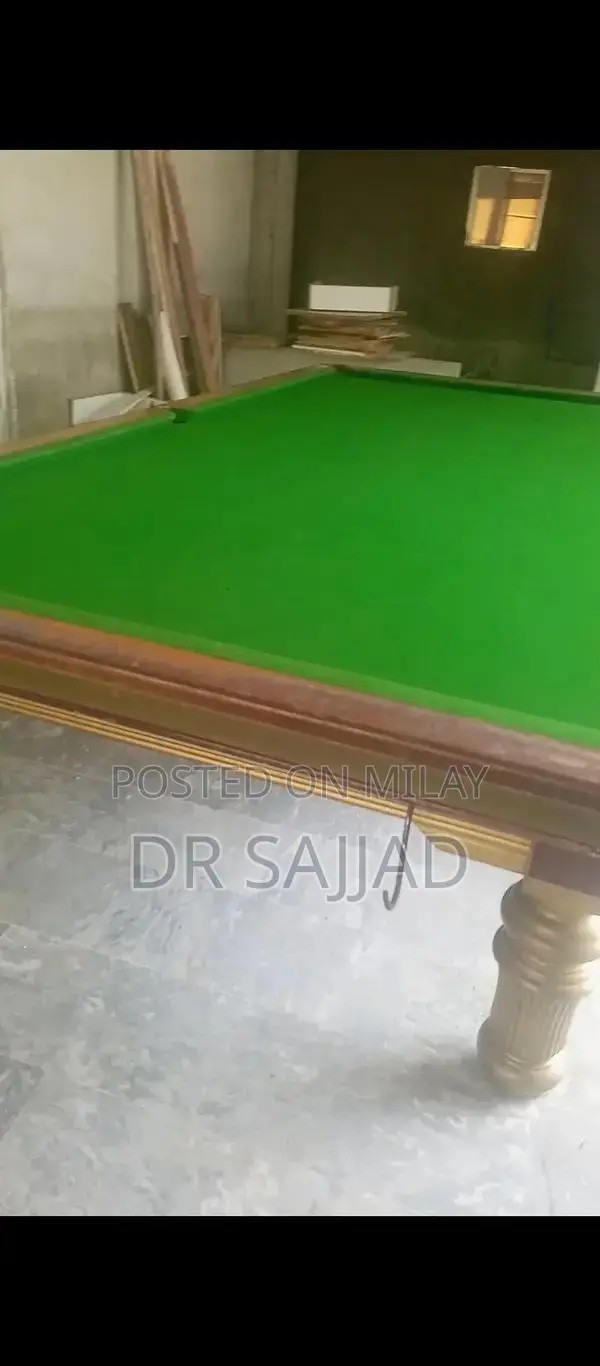 High-Quality Snooker Table 6/12 with Marble Surface