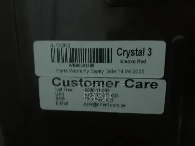 Orient Crystal 3 Water Dispenser - Home Cooling Solution