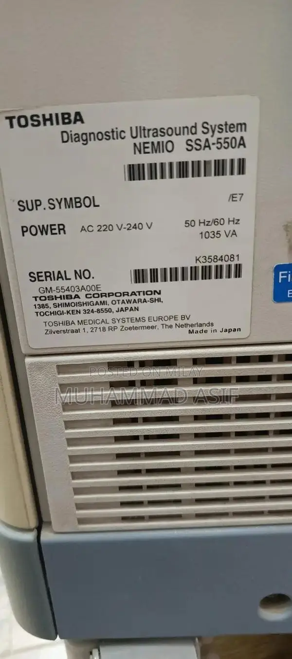 Professional Toshiba Ultrasound Machine - Medical Imaging Equipment