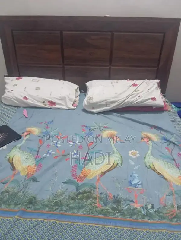 Queen Size Bed Frame with Matching Mattress