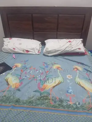 Queen Size Bed Frame with Matching Mattress