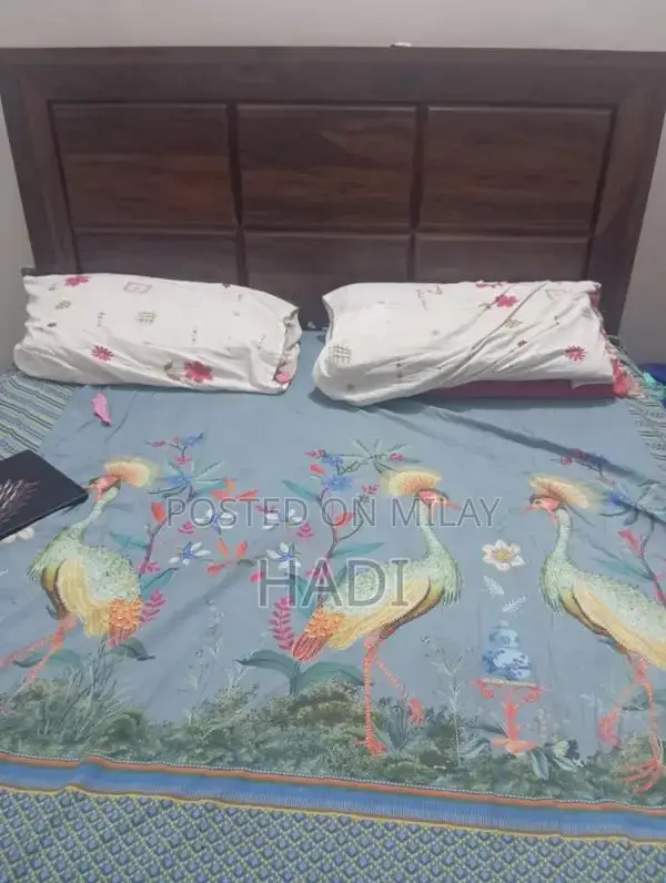 Queen Size Bed Frame with Matching Mattress