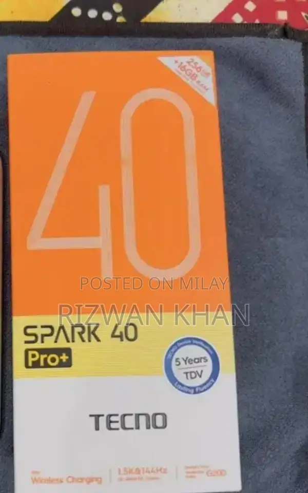 Tecno Spark 40 Pro Plus Smartphone Lightly Used