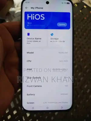Tecno Spark 40 Pro Plus Smartphone Lightly Used
