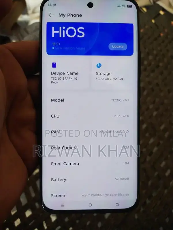 Tecno Spark 40 Pro Plus Smartphone Lightly Used